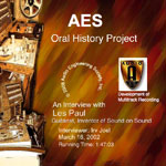 AES Oral History Project Releases First DVDs