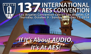 AES and SMPTE® Partner to Further Strengthen and Educate the Audio Community at 137th Audio Engineering Society Convention