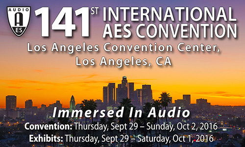 AES 141 Is Coming Soon!