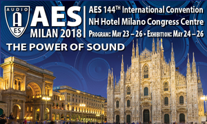 AES Milan Convention Recording and Production Events Program Announced
