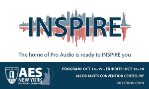 AES New York Convention Early Bird Registration Open Now – Committee and Program Topics Announced