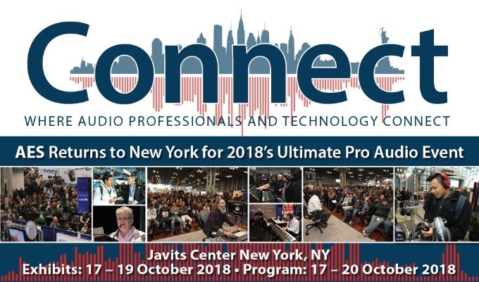 Four days of Sound Reinforcement Track events are set to take place at the AES New York 2018 Convention