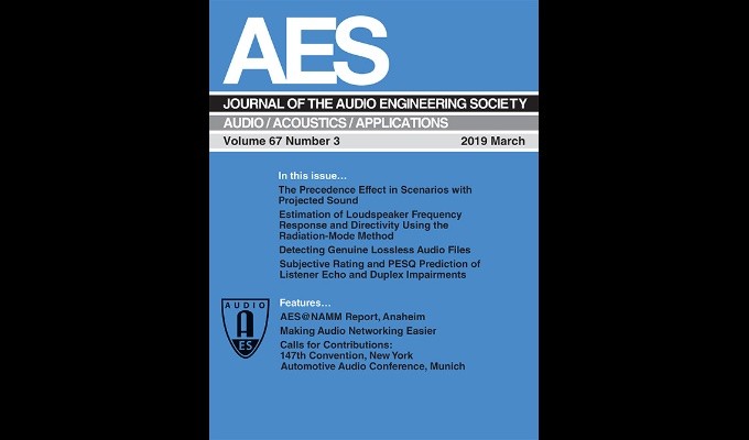 March Edition of the AES Journal Now Available Online