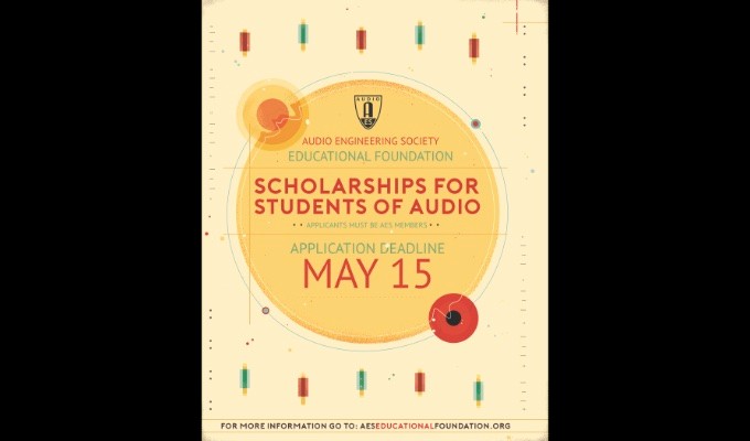 The Audio Engineering Society Educational Foundations announces 2019 grants and scholarships