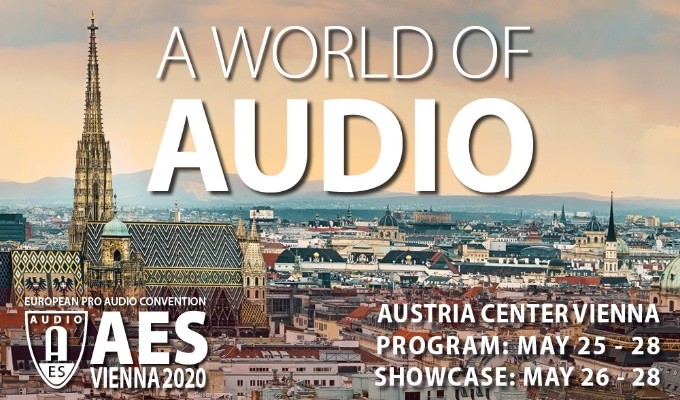 The Audio Engineering Society Announces Plans for AES Vienna European Pro Audio Convention in 2020