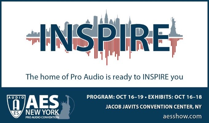 Register Now for the AES New York Pro Audio Convention 2019