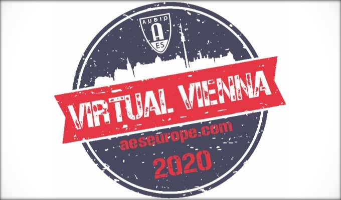 Registration is now open for the AES Virtual Vienna Convention online events, June 2 - 5