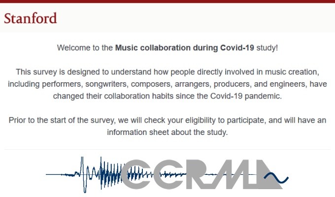 Take Part in the Stanford University's Music Engagement Research Initiative (MERI) Study on Music Collaboration During the Covid-19 Pandemic