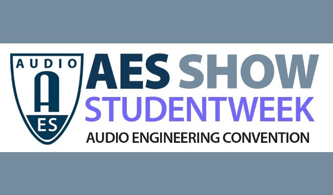 AES Show Student Week education and career events will take place October 19 — 23
