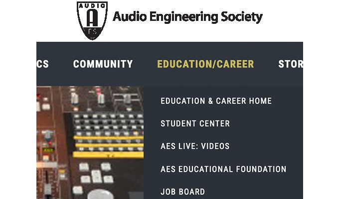 New this week on the AES Job Board