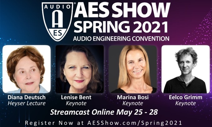 AES Show 150th International Convention Heyser Lecture and Keynote Presenters Announced