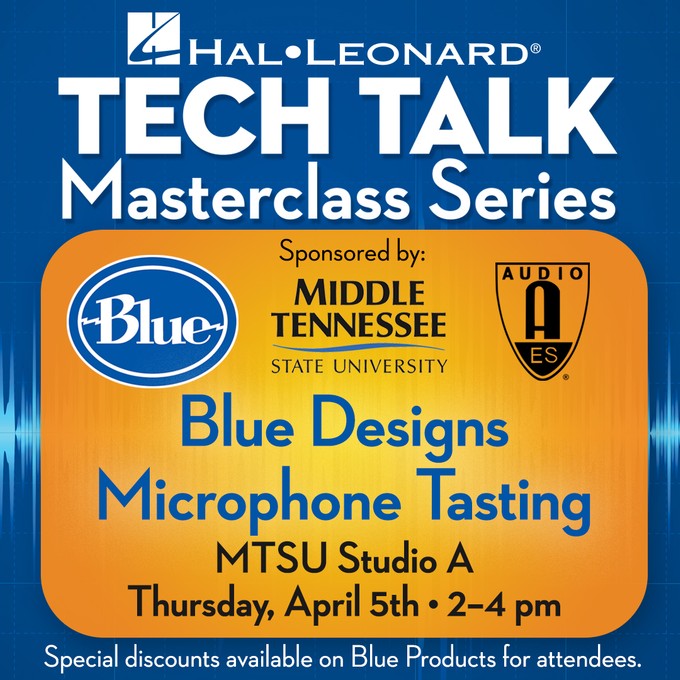 Past Event: Blue Designs "Microphone Tasting"