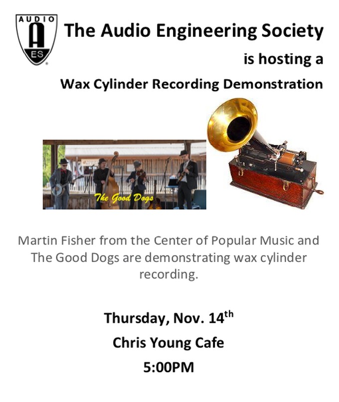 Past Event: Wax Cylinder Recording
