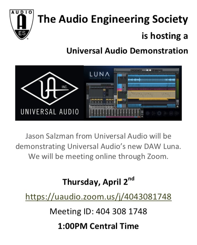 Universal Audio Luna Demonstration