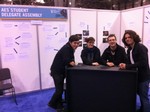 Student Booth at the 132nd AES Convention - Budapest