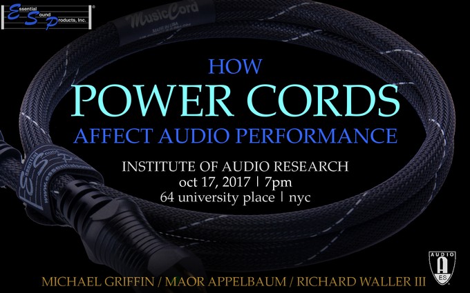 Past Event: How Power Cords Affect Audio Component Performance
