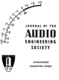 Aes E Library Complete Journal Volume 7 Issue 1