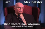 Oral History DVD: Alex Balster