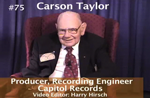 Oral History DVD: Carson Taylor
