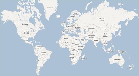 map of world with countries labeled. World Map With Countries