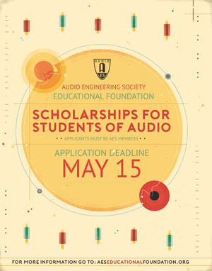Audio Engineering Society Educational Foundation Accepting Applications for Grants and Scholarships