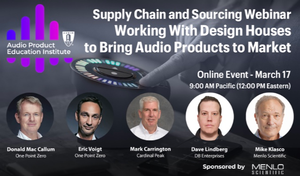 AES Audio Product Education Institute Invites Design Houses to Discuss How to Quickly Bring Audio Products to Market