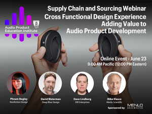 AES APEI Webinar to Explore How Design Houses Add Value to Audio Product Development