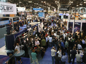 Large crowds throng exhibit floor