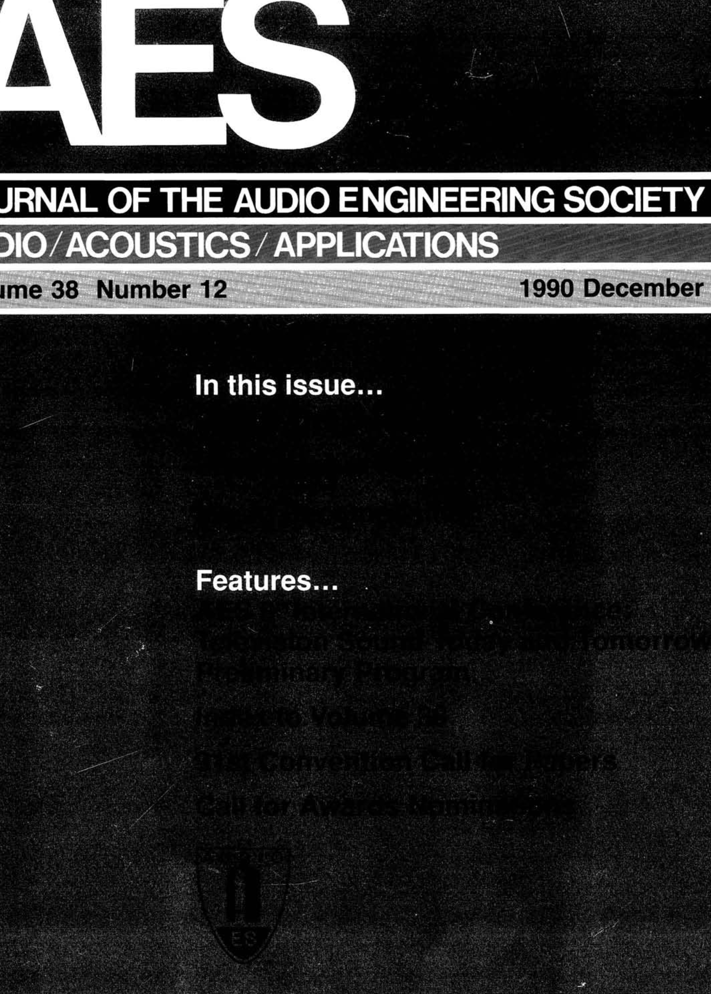 AES E-Library » Complete Journal: Volume 38 12