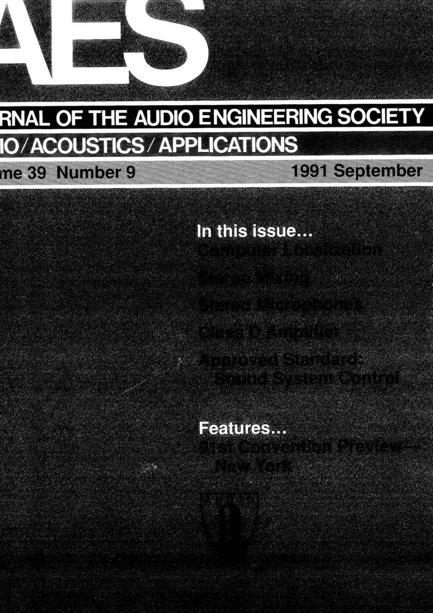 AES E-Library » Complete Journal: Volume 39 Issue 9