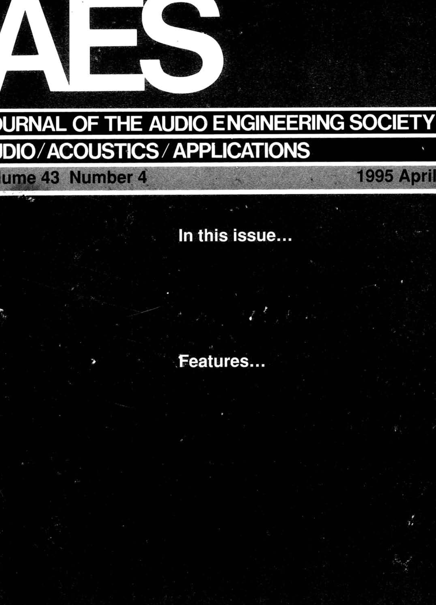 Aes E Library Complete Journal Volume 43 Issue 4 - top five sanic roblox id loud story medicine asheville