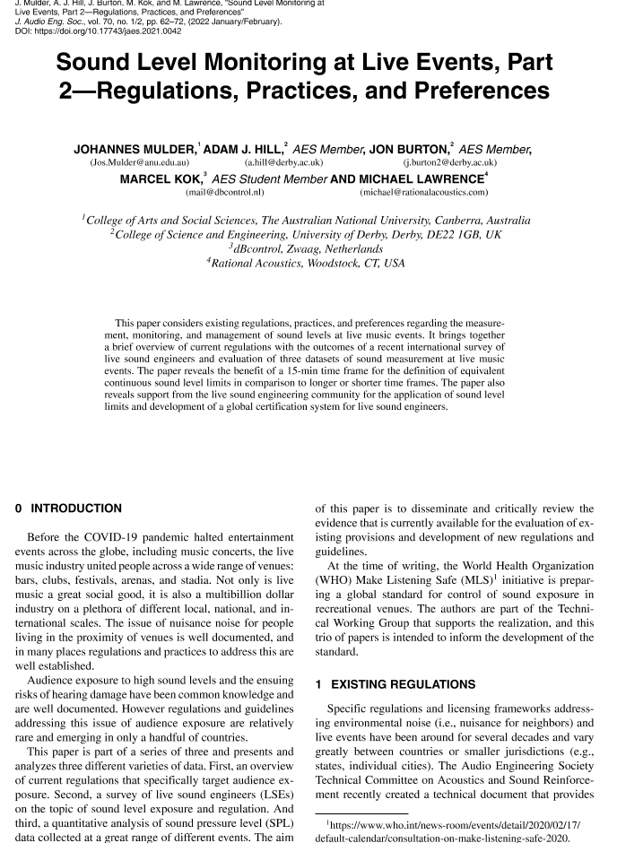 AES E-Library » Complete Journal: Volume 44 Issue 4