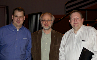 (left) Thomas Kodros, (center) Kerry J Haps, (right) Mark Collins